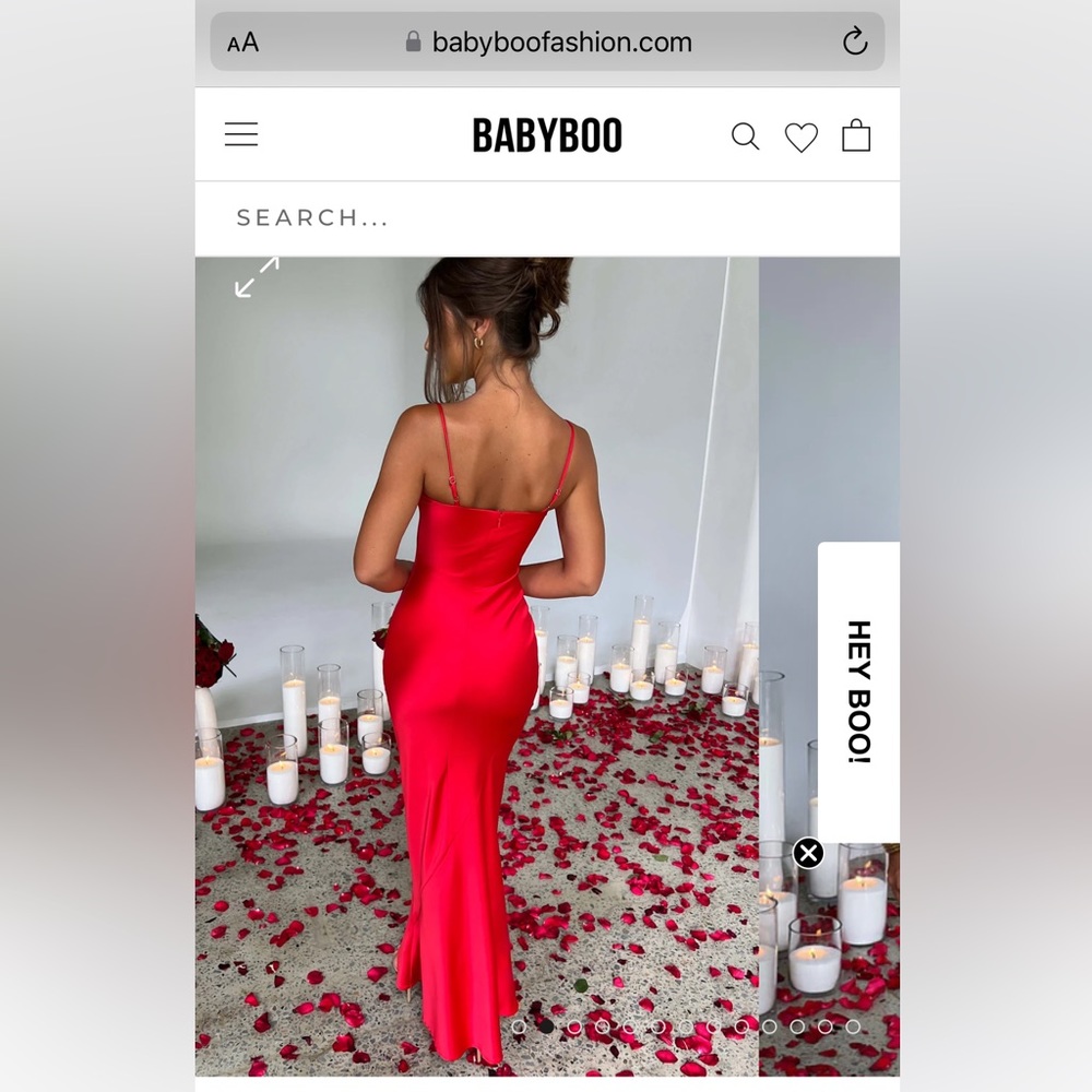 Red Formal Maxi Dress